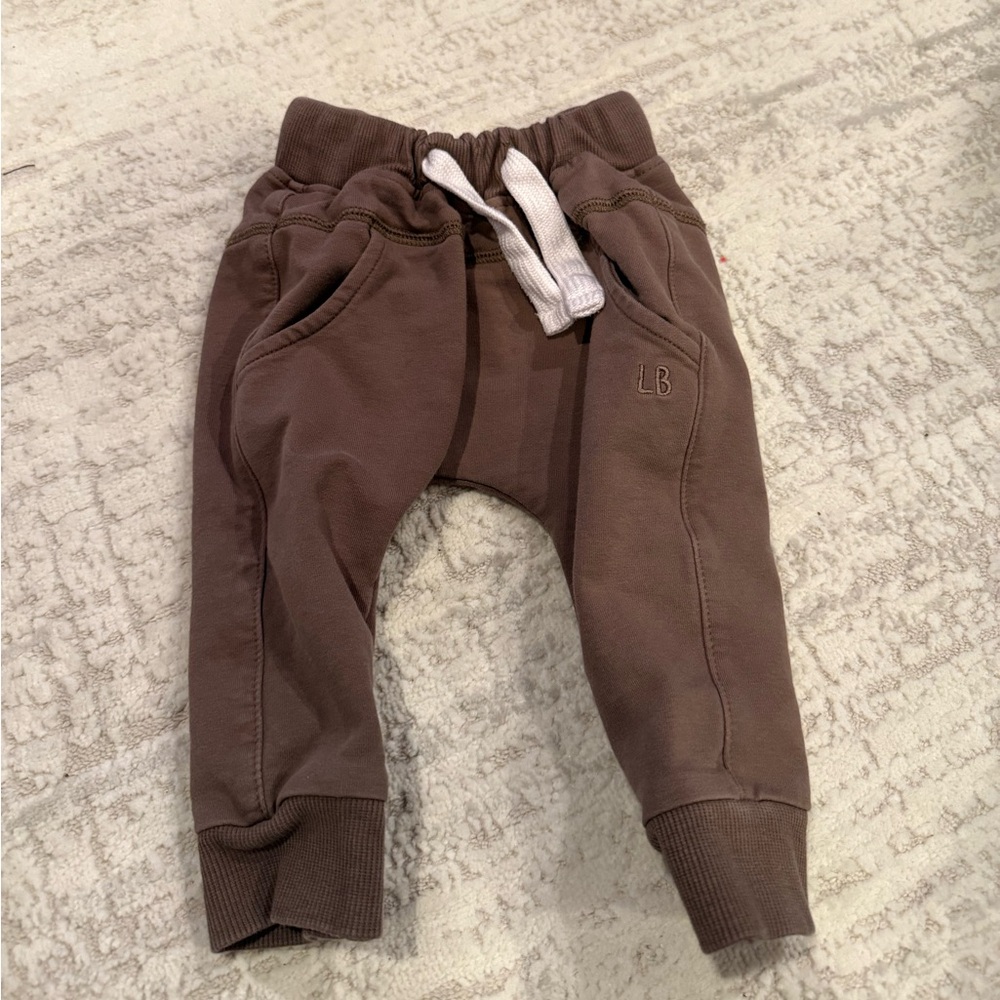 Little bipsy 3-6 month chocolate brown/ mushroom color. Very good used condition